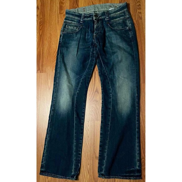 G. Star 3301 Straight Denim Button Fly Jeans Mens 33 x 32 Casual Outdoors - Picture 7 of 11